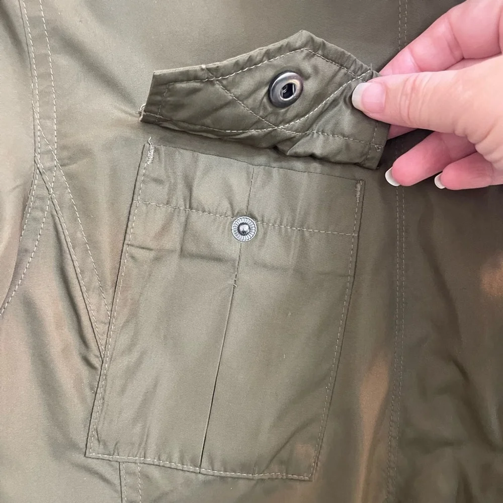 Lauren Ralph Lauren Active Olive Green Field Jacket - Size Women’s Small - Picture 16 of 16